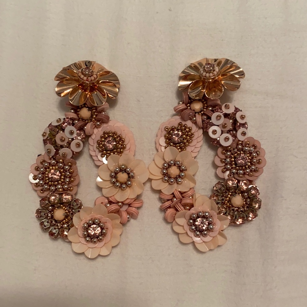 NWOT Mignonne Gavigan Pink Elyse Earrings - Picture 2 of 3